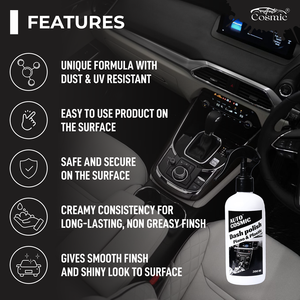 Produit le plus vendu : Polish pour tableau de bord haute brillance pour voitures, plastique, vinyle et caoutchouc intérieur, disponible à un prix abordable - Product Image 4