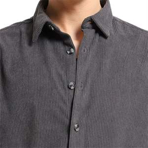 ผ้าลูกฟูกกระดุมแบบคลาสสิกสำหรับผู้ชายผ้าเนื้อนุ่มทนทานดีไซน์เหนือกาลเวลา - Product Image 6
