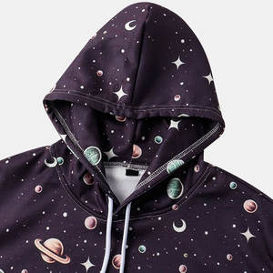 Sweat à capuche de luxe pour homme, très tendance, personnalisé, sublimé, séchage rapide, motifs actuels, en polyester/coton, idéal pour - Product Image 3