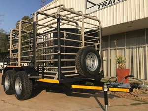 Heavy Duty Cattle Livestock <b>Trailer</b> Factory Direct Sale agricultural animal transport <b>trailer</b> farm <b>trailer</b> for cattle transport - Product Image 5