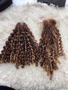 วิกผมลูกไม้ด้านหน้าผมหยิกเป็นบ๊อบสั้นวิกผมคน100% ธรรมชาติสำหรับผู้หญิงผิวดำจากเวียดนาม - Product Image 6