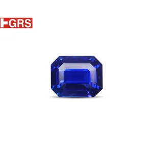 Saphir bleu naturel 1,12 carat, pierre précieuse facettée, calibrée 10 mm, bleu royal, hauteur 6 mm, traitée thermiquement, pierre précieuse en vrac - Product Image 1