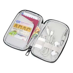 Organizer da Viaggio Personalizzato Nero per Scrivania e Cassetti, per Dispositivi Elettronici - Product Image 3