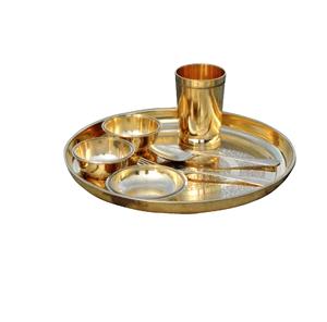 Vajilla de latón personalizada para boda y fiestas, juego de cena de latón para precio al por mayor, gran oferta - Product Image 6