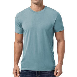 Camisetas de calidad de corte holgado para hombre con logotipo personalizado, ropa de calle de rendimiento, camiseta de bambú, Camiseta deportiva para gimnasio para hombre, envío DDP - Product Image 3