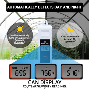 Digitale Co2 Controller Kas Monitor 15ft Afstandsbediening <span class=keywords><strong>Sensor</strong></span> Dual Beam Ndir <span class=keywords><strong>Sensor</strong></span> Plant Menselijke Modus Voor Paddenstoel - Product Image 5