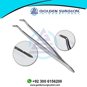 แหนบทันตกรรมสแตนเลสคีมทันตแพทย์เครื่องมือทำความสะอาดฟันเครื่องมือสุขอนามัยทางปากเครื่องมือทันตกรรมวัสดุ - Product Image 4