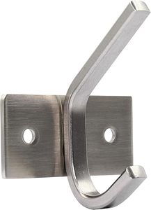 Great Home Storage & Organisation Heavy Duty Stainless Steel Hooks <b>Rail</b> Coat <b>Rack</b> for Bedroom Bathroom Foyer Hallways - Product Image 6