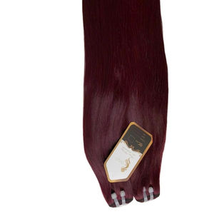 ผมมนุษย์ผมตรงจากกระดูกแท้มัดย้อมผม - Product Image 1