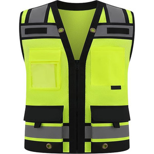 Chaleco de Seguridad de Alta Visibilidad para Hombre, Ropa de Trabajo Transpirable, Ligera y Cómoda, Chaleco Reflectante de Seguridad, Subido por Dress Sports - Product Image 1