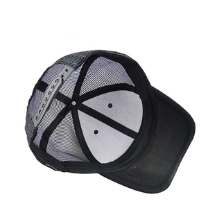 Casquette trucker 5 panneaux personnalisée de haute qualité, style hip-hop, en jean et maille, unisexe, pour toutes les saisons, utilisation en extérieur - Product Image 2