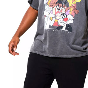 Personalizado de alta calidad Streetwear de gran tamaño Vintage hombres camisetas de peso pesado Boxy Drop Shoulder en blanco hombres lavado ácido camisetas - Product Image 4