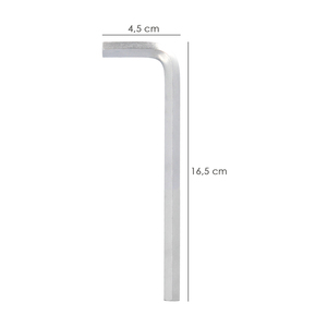 Chiave Allen Lunga in Acciaio Cromo Vanadio Professionale 9,0 mm - Product Image 2