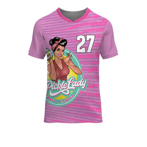 New Customized Logo Printed Best Style Pickle Ball Uniforms Low Price Breathable <b>Wear</b> <b>Pickleball</b> Uniform - Product Image 6