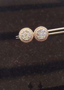 Luxury Moissanite Diamond Stud <b>Earrings</b> with Hypoallergenic Setting and <b>Long</b>-Lasting Shine for Daily Wear and Special Occasions - Product Image 3