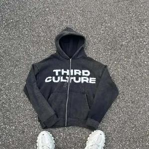 <b>Men's</b> Acid Wash 100% Cotton Tracksuit Patchwork <b>Sweat</b> <b>Suit</b> Wholesale Distressed Embroidered <b>Sweat</b> Pant & Hoodie Set - Product Image 6