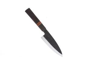 Couteau de cuisine Tall Petty 130, couteau forgé à la main, manche de couteau de chef, ressort à feuille russe - Acier au carbone, durable, en stock - Product Image 3