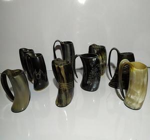 Premium buey/vaca vikingo beber cuerno Vaso Real buey cuerno taza jarra reventa adecuado mejor precio - Product Image 6