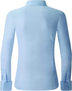 Women's Long Sleeve Office Pullover Shirt Custom Design, Solid Color, Affordable Price Manufacturer From Bangladesh - Product Image 2