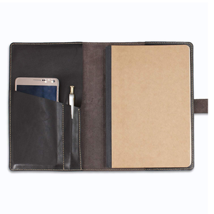 Custom Made Low MOQ OEM Servicio Diseño clásico Cubierta de cuero para cuaderno Cantidad a granel en stock Cubiertas de cuero para cuaderno - Product Image 3