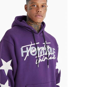 Survêtement baggy survêtement ample et surdimensionné pour hommes, ensemble deux pièces personnalisé de coupe ample à capuche et joggings, fournisseur de gros - Product Image 4