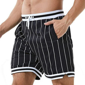 Shorts de sport personnalisés de haute qualité, légers, solides, grande taille, avec poche, shorts en mesh décontractés pour le basketball, pour hommes - Product Image 2
