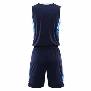 Uniforme de basket-ball de haute qualité ensembles d'uniformes de basket-ball confortables à demi-manches meilleur design en uniforme de basket-ball de couleur rouge - Product Image 3