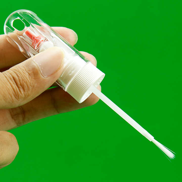 20ml PET Bottle With Brush Cap for Eye Shadow & Car Paint Touch-Up Screen Printing Surface Handling