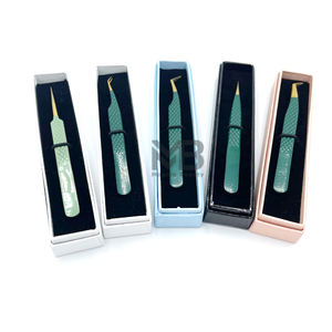 แหนบดึงขนตาสแตนเลสสีทึบแบบกำหนดเอง ดีไซน์ใหม่ล่าสุดสำหรับผู้ชายและผู้หญิง ราคาถูก - Product Image 3