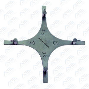 เกจวัดความสูงทางทันตกรรมสแตนเลส อุปกรณ์ทันตกรรม เครื่องมือทันตกรรม โพซิชันเนอร์ บูนเกจ สำหรับทันตกรรม คุณภาพสูง - Product Image 2