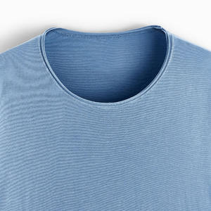 T-shirt ample avec encolure ronde et manches courtes en coton pour homme - Product Image 6