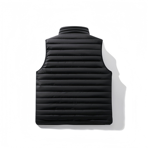 Nouvelle conception, veste sans manches pour homme, décontractée, tendance, d'hiver, de haute qualité, moelleuse, chaude, respirante, à capuche, service OEM frontal - Product Image 5