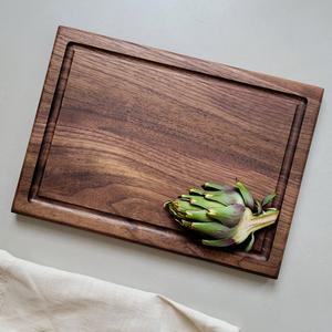 Grande planche à découper rainurée avec canal à jus profond, surface épaisse et lisse, idéale pour la découpe, le service et l'utilisation quotidienne en cuisine - Product Image 2