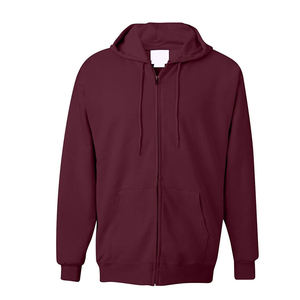 Nouveau sweat à capuche d'entraînement zippé pour hommes personnalisé avec des bases en coton mélangé épais et épais sweat à capuche d'entraînement zippé pour unisexe - Product Image 1