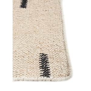 พรมปูพื้นลายเรขาคณิต Nomadic Threads รุ่น Adhm-06 สีงาช้าง ทำจากปอกระเจา ทอแบบแบน เหมาะสำหรับห้องโถง ห้องนอน ห้องนั่งเล่น ใช้ตกแต่งบ้าน - Product Image 4