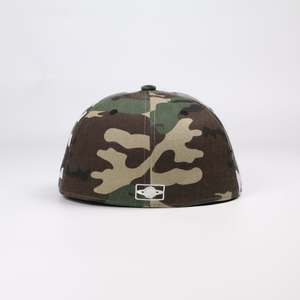 Gorra de Béisbol de 5 Paneles con Bordado 3D Personalizado, 100% Algodón, Diseño Deportivo Unisex con Patrón de Camuflaje - Product Image 4