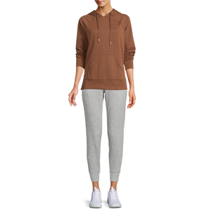 Sweat-shirt décontracté pour femme, streetwear, épaules tombantes, respirant, écologique, vêtements d'hiver, logo personnalisé, sweat-shirt uni pour femme - Product Image 3