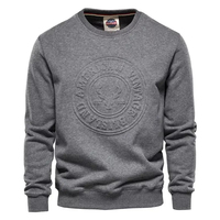 Sudadera Unisex Extra Grande con Logotipo Personalizado Bordado en 3D, 100% Algodón, Estilo Urbano