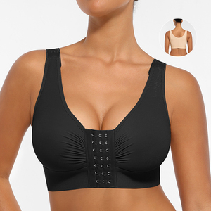 Hexin all'ingrosso regolabile Post chirurgia reggiseno di compressione snellente reggiseno chiusura anteriore triplo ganci Shapewear Push up reggiseno per le donne - Product Image 2