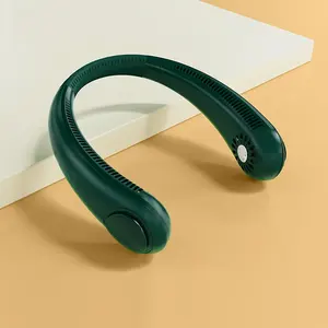 Mini ventilateur de cou portable rechargeable par USB, 3 vitesses, refroidissement à l'air manuel, batterie 4000 mAh, pliable, en plastique, pour l'extérieur - Product Image 5