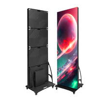 Afficheur LED en aluminium moulé sous pression P1.86 P2 P2.5 P3, écran publicitaire numérique d'intérieur, affiche LED portable pour magasin de détail