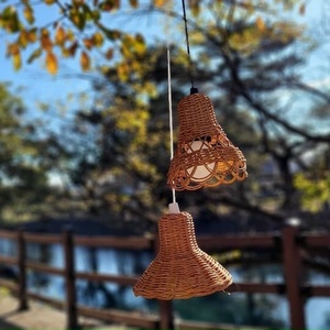 Minipantalla de ratán para playa, decoración de iluminación - Product Image 6