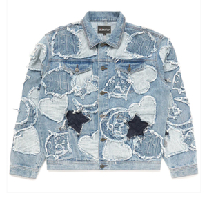 2025/26 nouveaux hommes streetwear déchiré coupe ajustée jeans veste Hip hop mâle trous coton couleur unie décontracté Denim veste pour hommes - Product Image 5