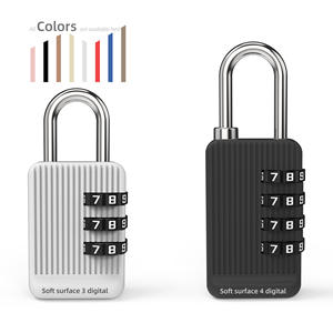 Gimnasio Equipaje Viaje Aleación de zinc Código de alta seguridad Número <span class=keywords><strong>Candado</strong></span> de combinación de <span class=keywords><strong>3</strong></span> dígitos - Product Image 1