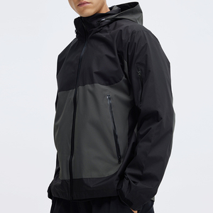 Sweat-shirts à capuche de haute qualité 100% polyester, coupe-vent, imperméables, avec fermeture éclair intégrale - Product Image 1