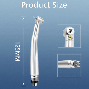 Pieza de mano dental de alta velocidad Pa-na Max Air Turbine LED Push Button Ball Bearing Pieza de mano dental de alta velocidad - Product Image 3