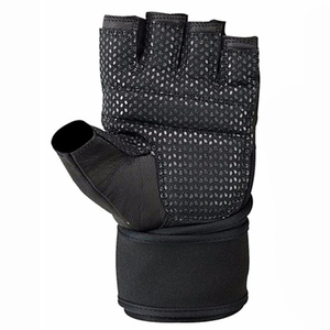 Microfibre respirant léger hommes gants de gymnastique en cuir poignet Wrap entraînement haltérophilie poignée Fitness exercice cuir - Product Image 5