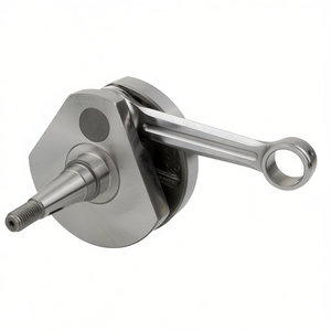 Vilebrequin de moto en acier allié Pinasco pour Street Touring, course de 60 mm avec conicité de 17 mm, pour rénovation/amélioration, avec roulement inclus - Product Image 2