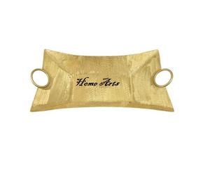 ถาดเสิร์ฟอาหารโลหะรูปทรงกลมถาดเสิร์ฟชากาแฟดีไซน์เรียบง่าย - Product Image 4