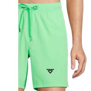 Shorts de bain et de plage unisexe pour hommes, taille mi-haute élastique, motif lettres respirant, pour la course et l'entraînement, OEM - Product Image 3